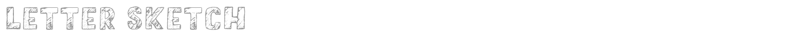 Letter Sketch font preview